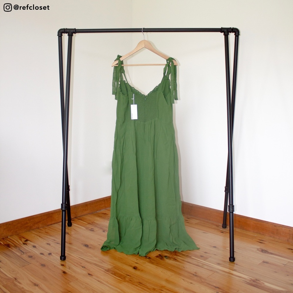 Reformation Nikita Dress (Moss) - Picture 3 of 4